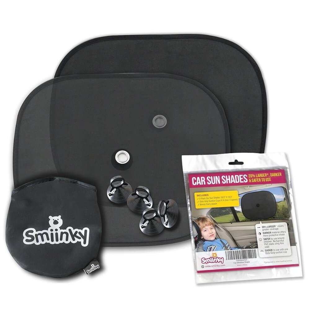 Car Window Sun Shades - Darkest Sunshade for Side Windows in Cars - Best Protect